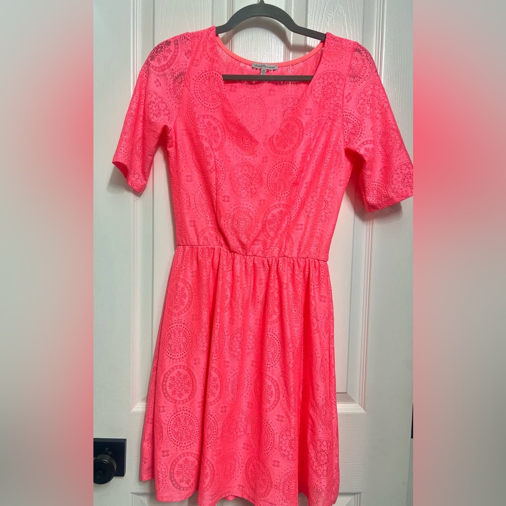 Charlotte Russe Pink Lace Dress